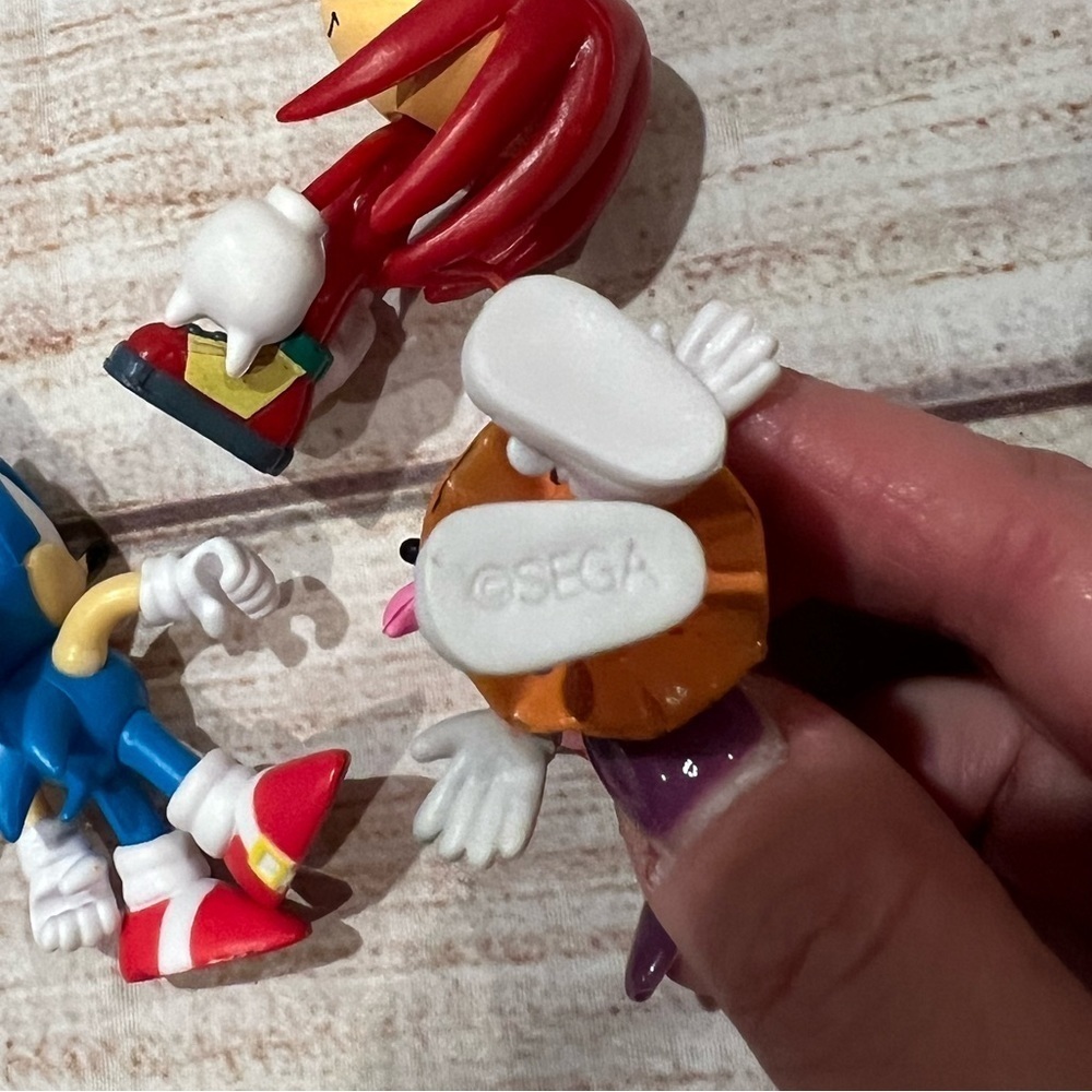 Sonic The Hedgehog 2.25" 6 Figure Figurines Sega PVC Toys Video Game - Picture 3 of 8